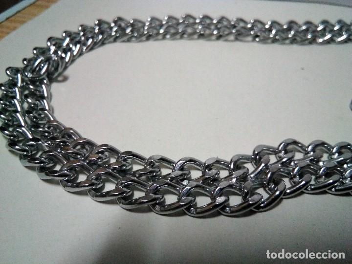 Joyeria: collar correa de cadena de metal como nueva - Foto 3