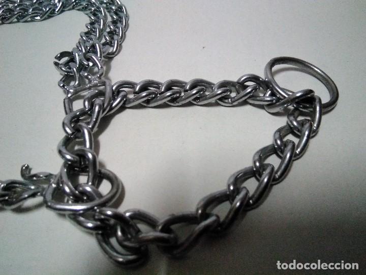 Joyeria: collar correa de cadena de metal como nueva - Foto 4