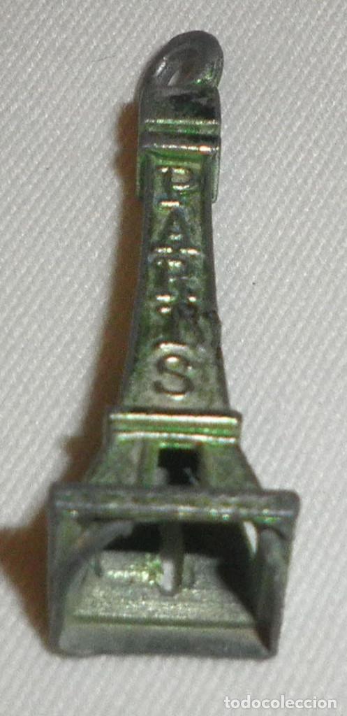Joyeria: colgante de metal de la torre eiffel  Paris - Foto 2