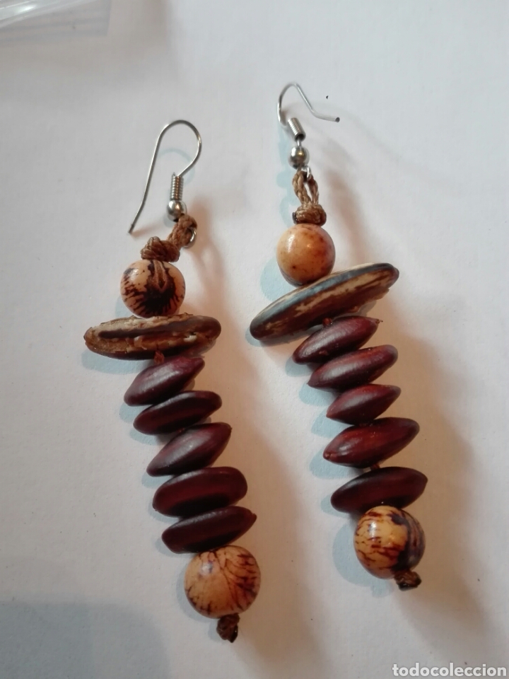 Joaillerie: PENDIENTES TRIBALES DE SEMILLAS