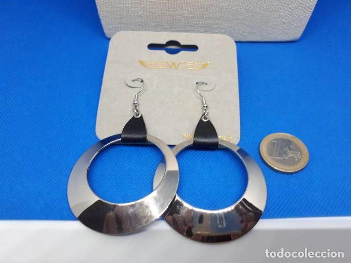 Joyeria: Pendientes Aro Plateado - Foto 4