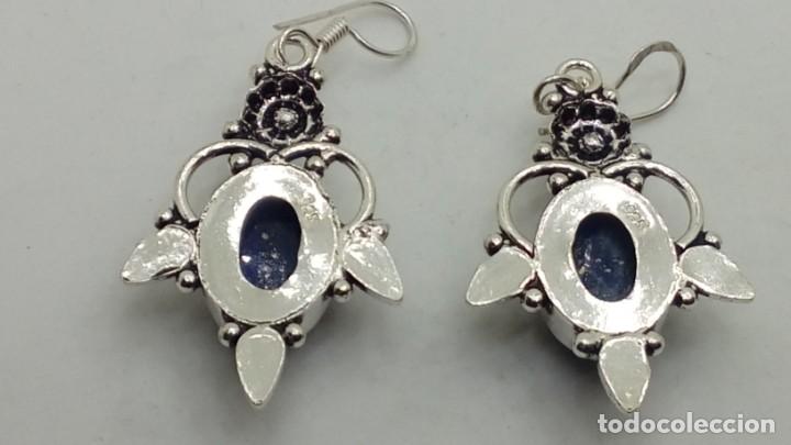 Joyeria: PENDIENTES PLATA CON SODALITA - Foto 3