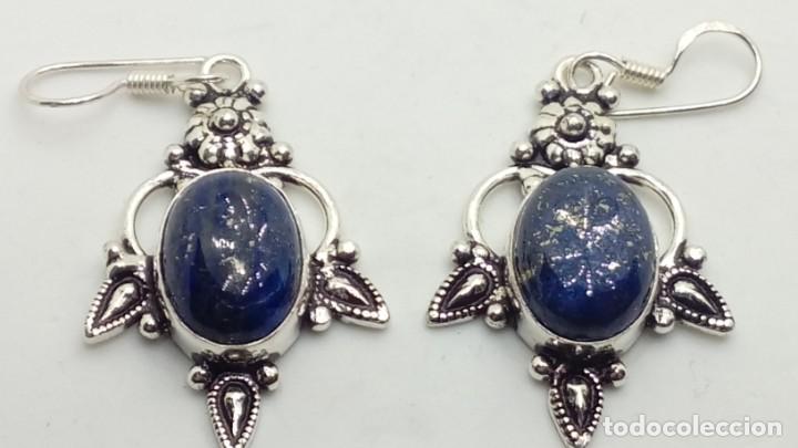 Joyeria: PENDIENTES PLATA CON SODALITA - Foto 1