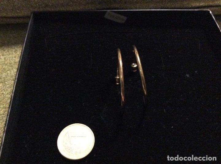 Joyeria: Pendientes aros grandes de cobre liso - Foto 2