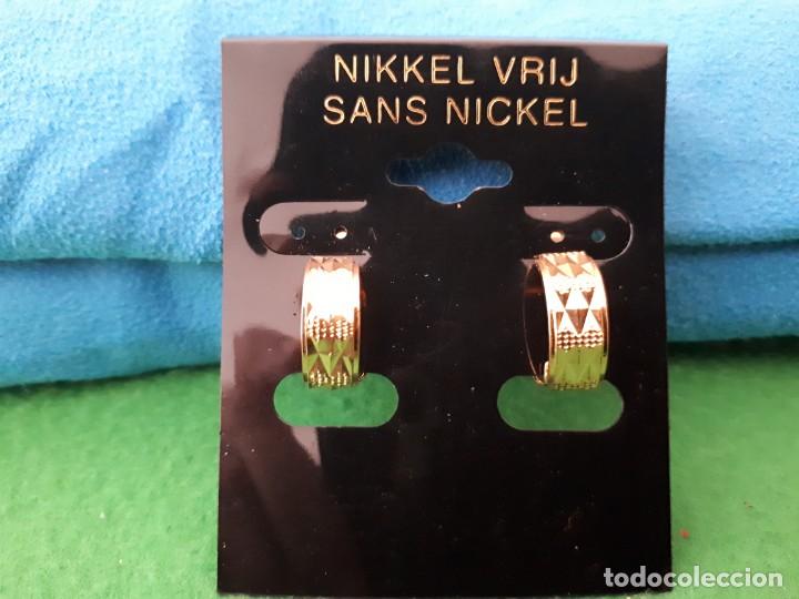 Joyeria: Pendientes Dorados Figuras Geometricas - Foto 1