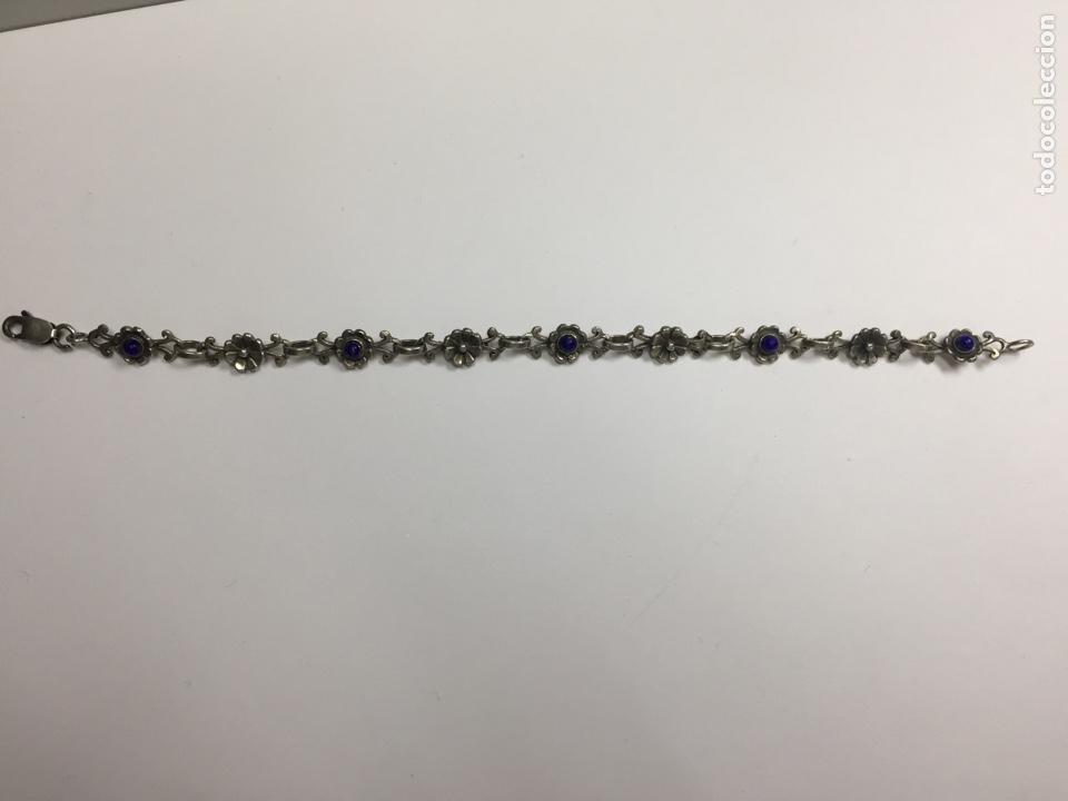 Joyeria: Pulsera de plata y piedras azules/PUL123 - Foto 1