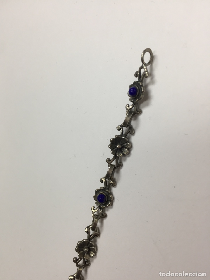 Joyeria: Pulsera de plata y piedras azules/PUL123 - Foto 3