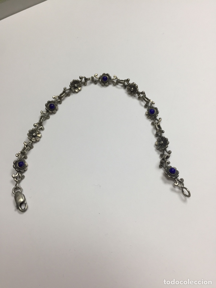 Joyeria: Pulsera de plata y piedras azules/PUL123 - Foto 4