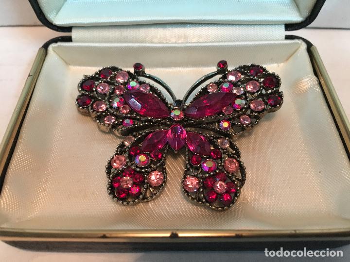 Joyeria: ANTIGUO BROCHE MARIPOSA - Foto 2