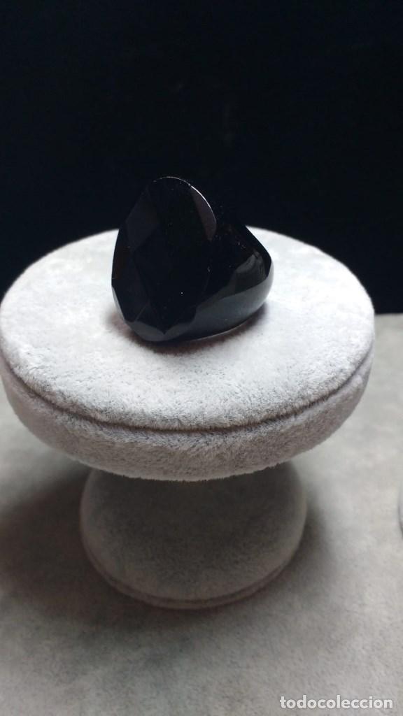 Gioielleria: ANILLO AGATA NEGRA FACETADA.