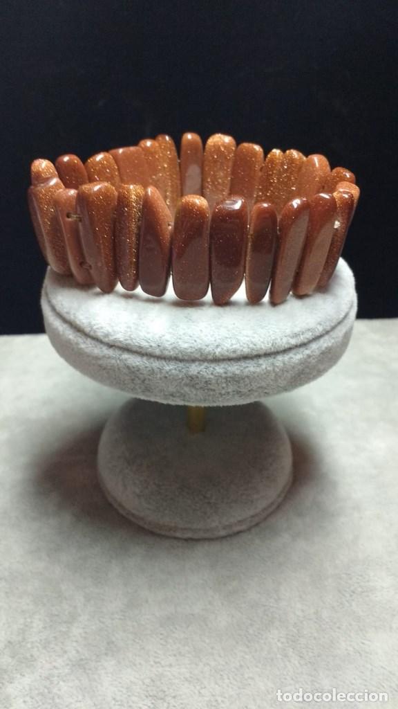 Joaillerie: PULSERA DE AVENTURINA MARR&Oacute;N.