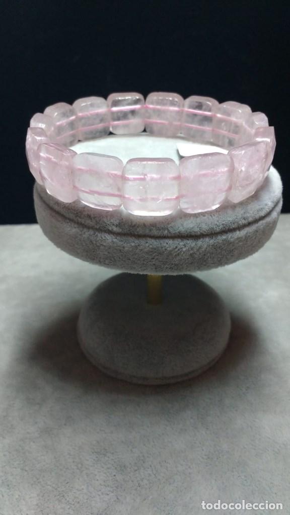 Joaillerie: PULSERA DE CUARZO ROSA.