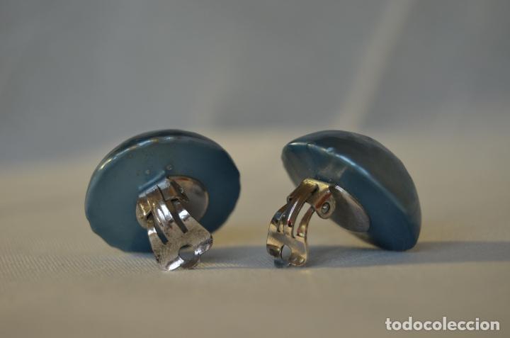 Joyeria: Pendientes grises de media bola - Foto 4