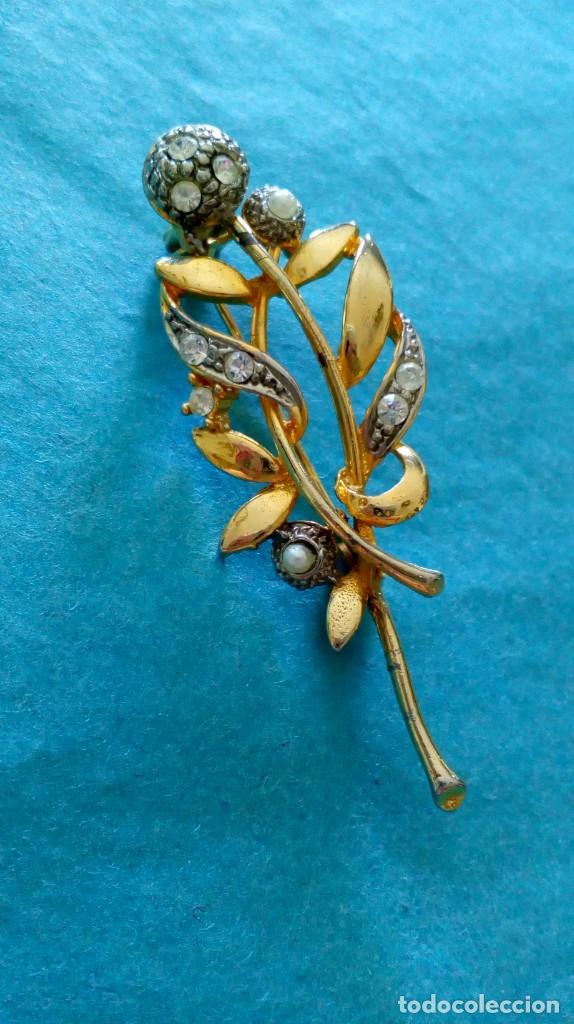 Joyeria: Broche dorado floral - Foto 5