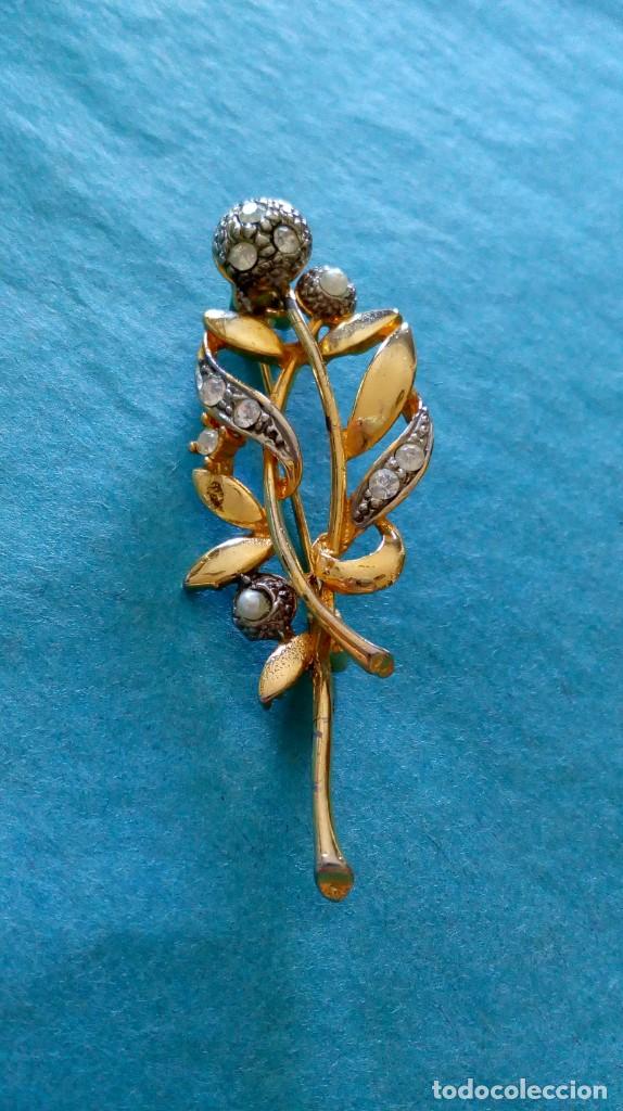 Joyeria: Broche dorado floral - Foto 6