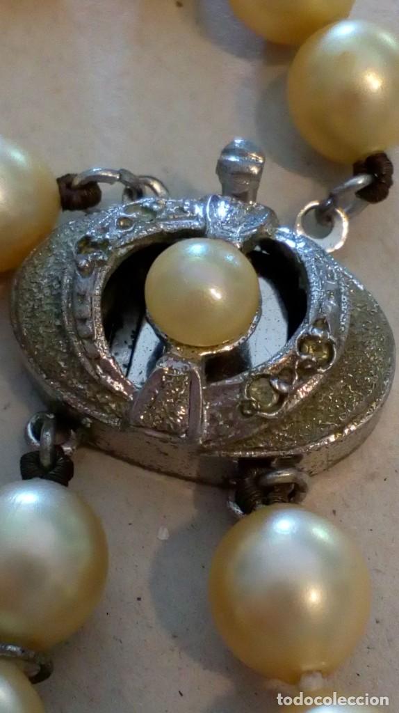 Joyeria: Collar de 2 vueltas de perlas con broche de plata - Foto 4