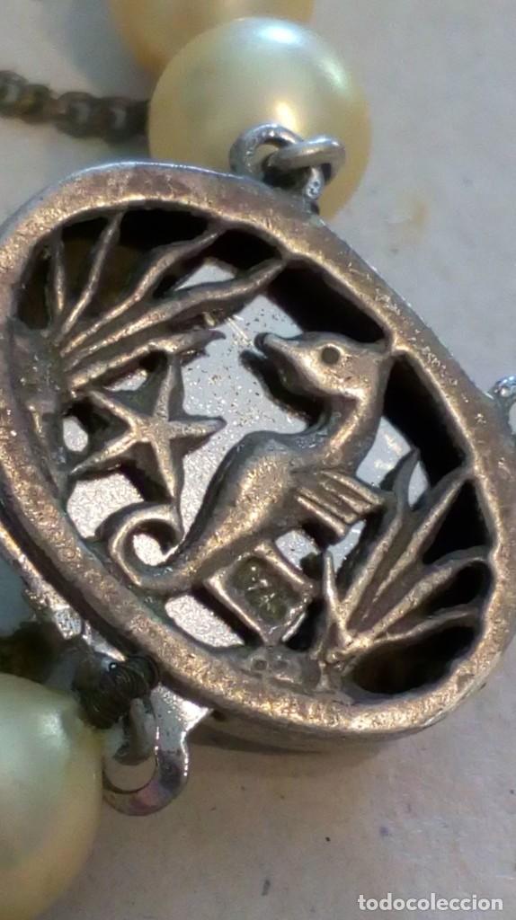 Joyeria: Collar de 2 vueltas de perlas con broche de plata - Foto 7