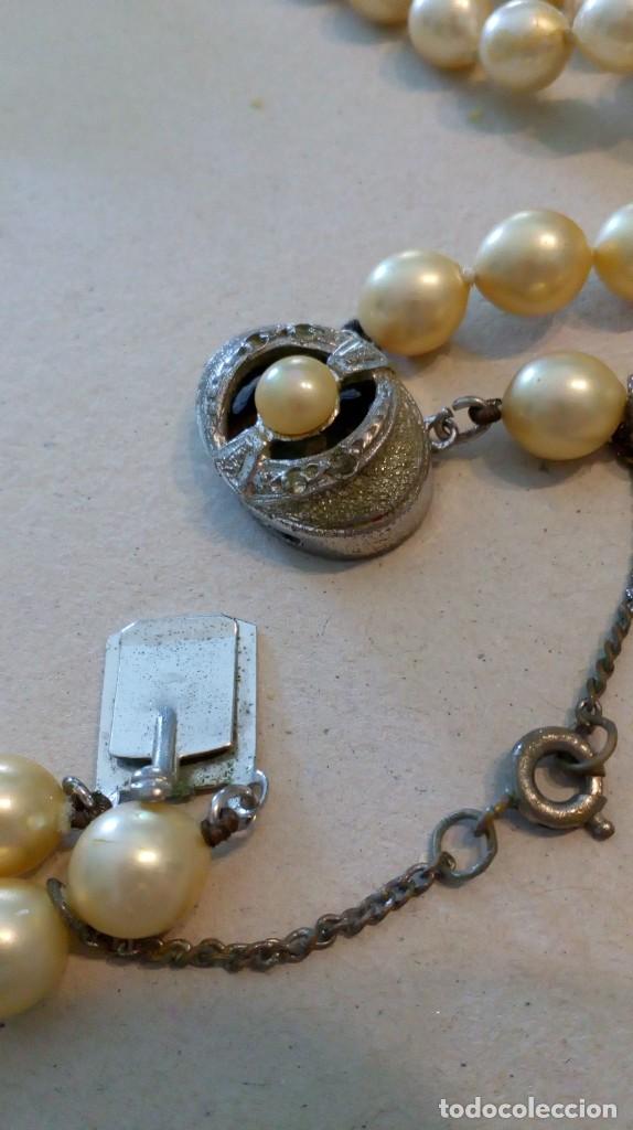 Joyeria: Collar de 2 vueltas de perlas con broche de plata - Foto 9