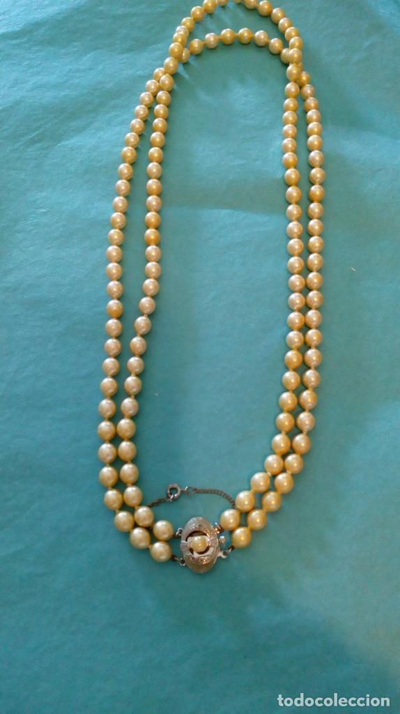 Joyeria: Collar de 2 vueltas de perlas con broche de plata - Foto 16
