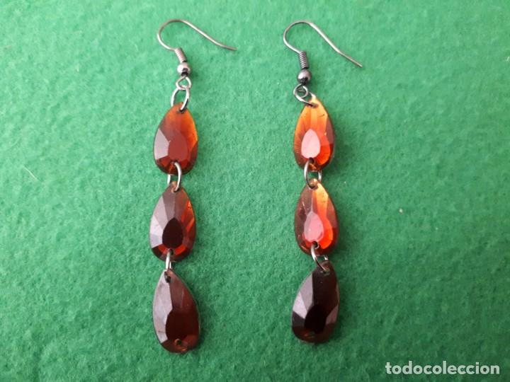 Joyeria: Conjunto Collar y Pendientes Marrones - Foto 3