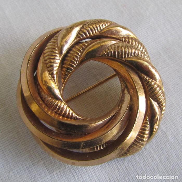 Joyeria: Broche en forma lazada Cahapado en oro 10/1000 - Foto 1