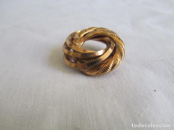 Joyeria: Broche en forma lazada Cahapado en oro 10/1000 - Foto 2