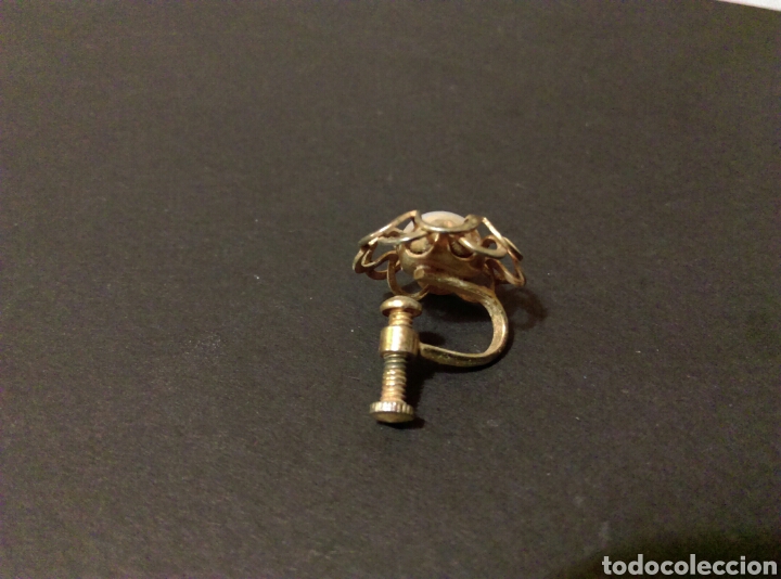 Joyeria: Antiguo pendiente color oro - Foto 3