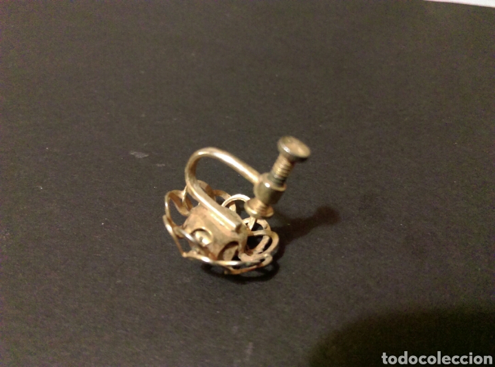 Joyeria: Antiguo pendiente color oro - Foto 5