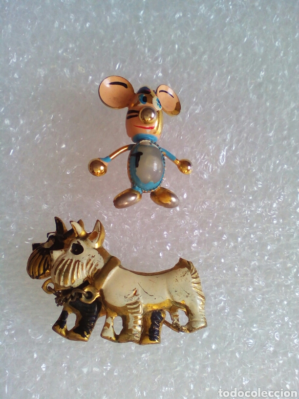 Joyeria: Broches de alfiler antiguos - Foto 1