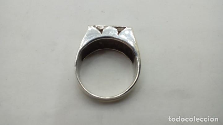 Joyeria: ANILLO PLATA CON DOS INCUSTRACIONES DE NACAR - Foto 3
