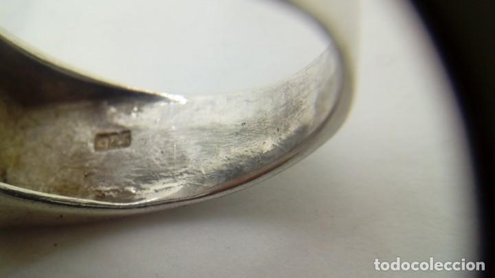 Joyeria: ANILLO PLATA CON DOS INCUSTRACIONES DE NACAR - Foto 4