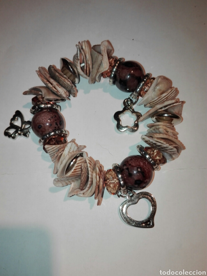 Joyeria: PULSERA FANTASIA DE CONCHAS Y ABALORIOS. ELASTICA - Foto 1