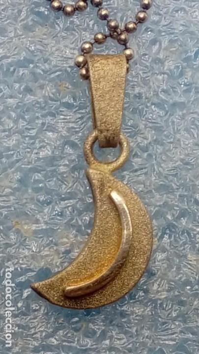 Joyeria: CONJUNTO PLATA DE COLGANTE Y PENDIENTES LUNA - Foto 2