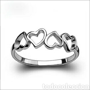 Joyeria: Anillo corazones Plata ENV&Iacute;O GRATIS!! - Foto 1