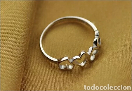 Joyeria: Anillo corazones Plata ENV&Iacute;O GRATIS!! - Foto 2