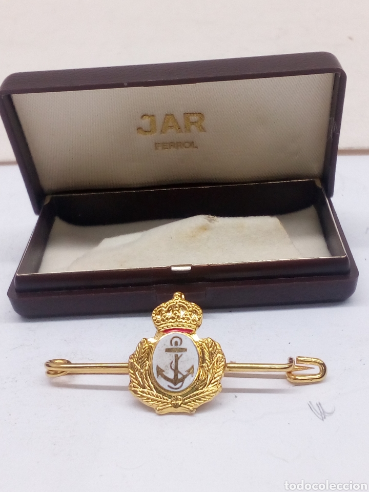 Joyeria: Broche dorado de Marina Real en se estuche - Foto 2