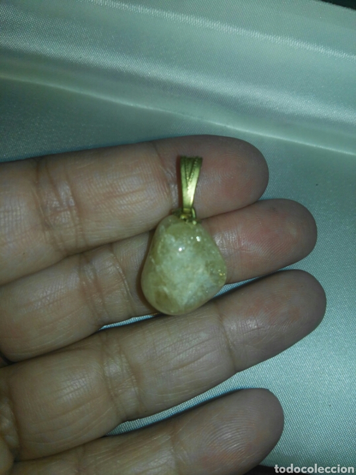 Joalharia: BONITO COLGANTE VINTAGE PIEDRA NATURAL.MUY LINDO!