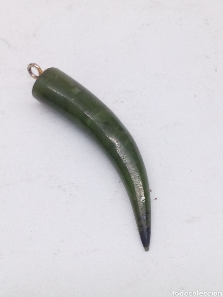 Joyeria: Colgante cuerno tipo jade /C71 - Foto 2