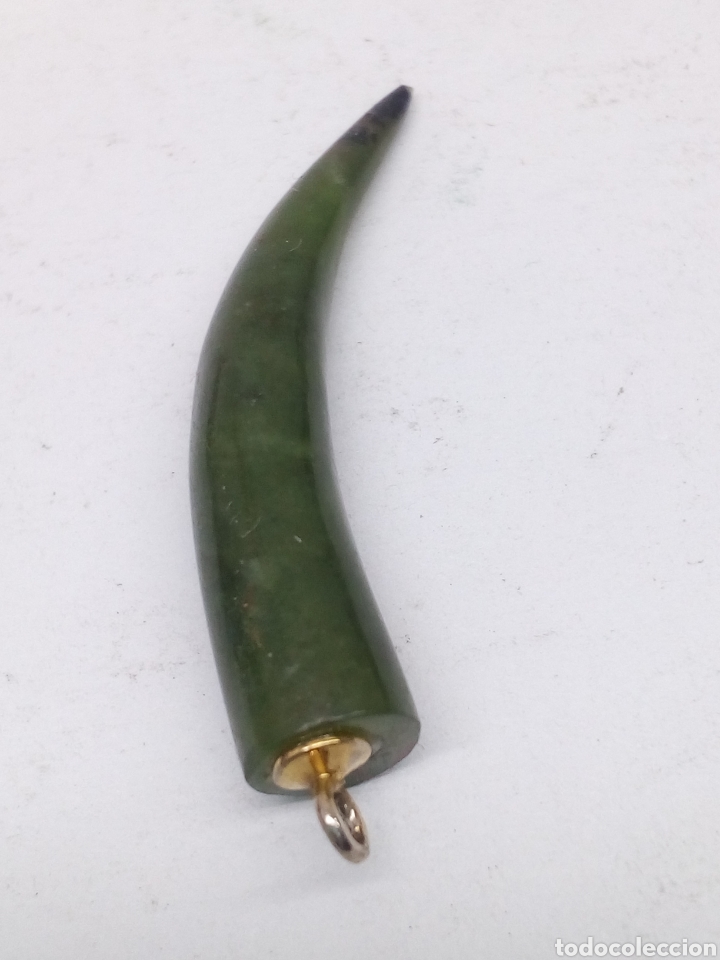 Joyeria: Colgante cuerno tipo jade /C71 - Foto 3