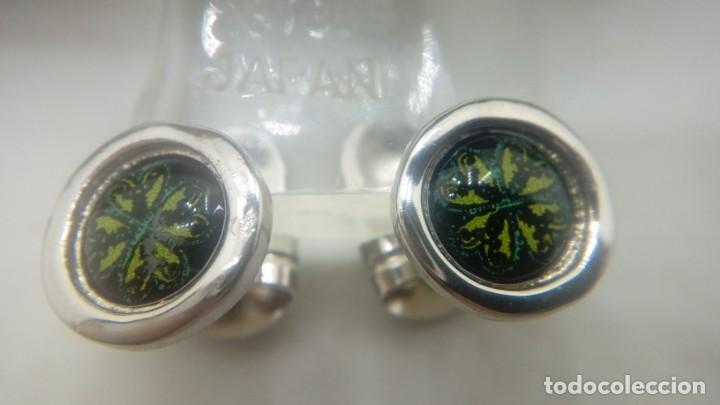 Joyeria: PENDIENTES PLATA CON ESMALTE CERAMICO - Foto 1