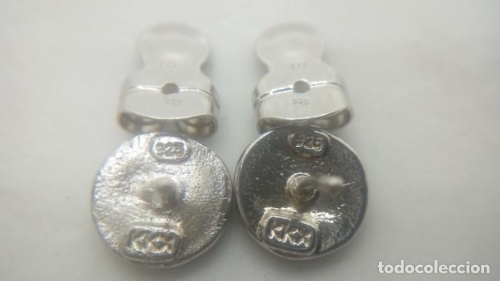 Joyeria: PENDIENTES PLATA CON ESMALTE CERAMICO - Foto 3
