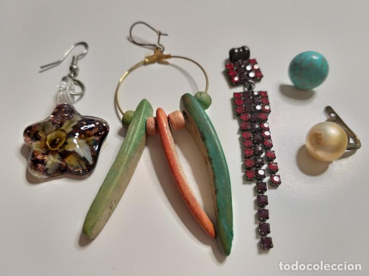 Joyeria: 5 Pendientes sueltos, sin su pareja - Foto 1