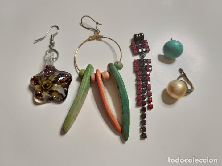 Joyeria: 5 Pendientes sueltos, sin su pareja - Foto 3