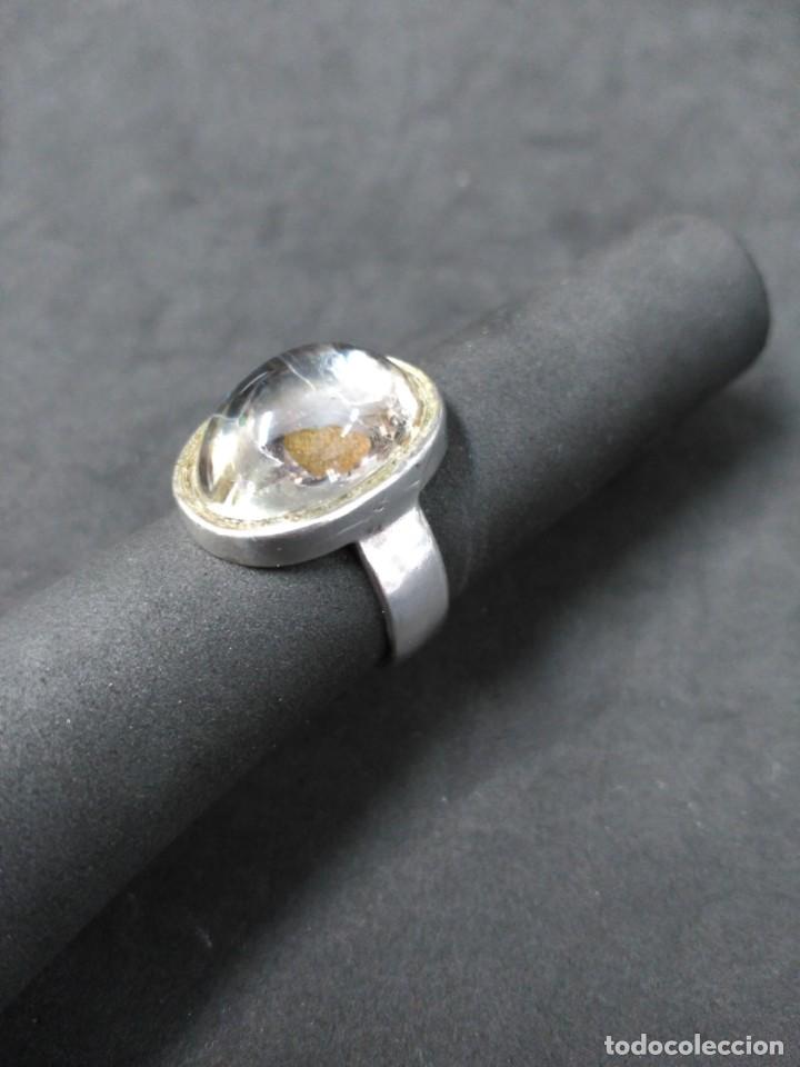Joyeria: SORTIJA O ANILLO DE PLATA CON PIEDRA OVALADA - Foto 1