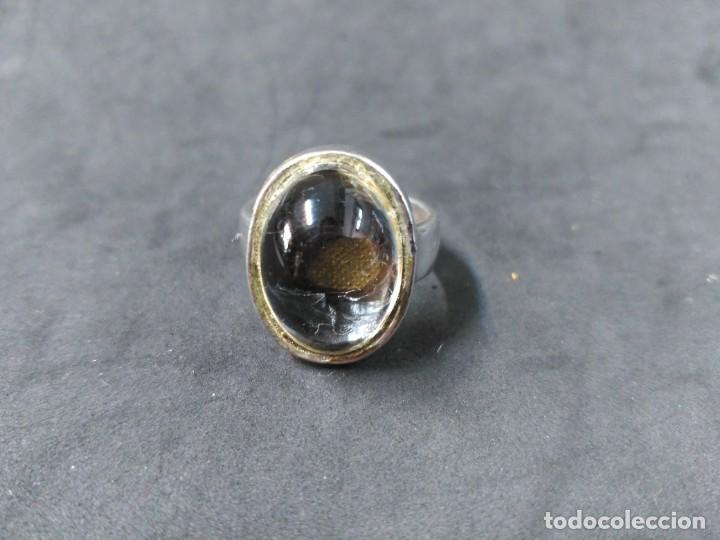 Joyeria: SORTIJA O ANILLO DE PLATA CON PIEDRA OVALADA - Foto 2