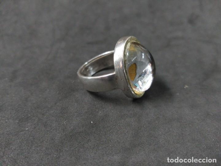 Joyeria: SORTIJA O ANILLO DE PLATA CON PIEDRA OVALADA - Foto 4