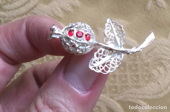 Joyeria: BROCHE ALFILER DE FILIGRANA DE PLATA DE GRANADA - Foto 2