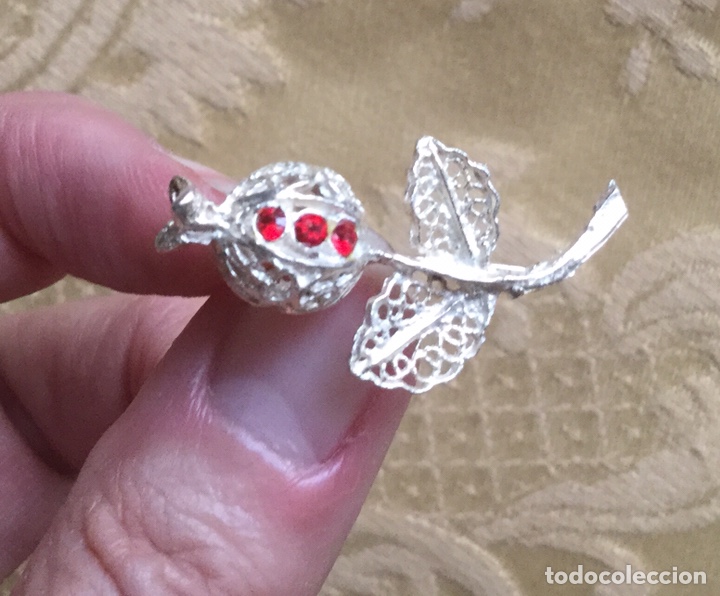Joyeria: BROCHE ALFILER DE FILIGRANA DE PLATA DE GRANADA - Foto 5