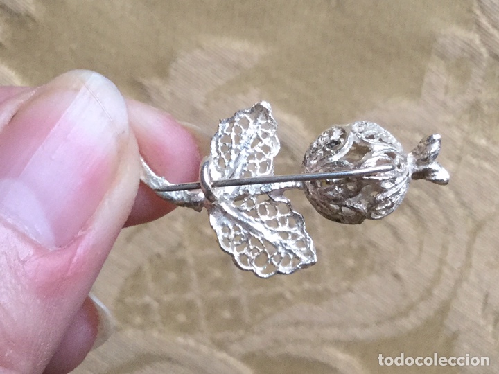 Joyeria: BROCHE ALFILER DE FILIGRANA DE PLATA DE GRANADA - Foto 7