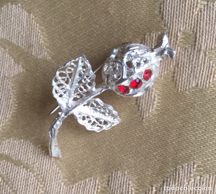 Joyeria: BROCHE ALFILER DE FILIGRANA DE PLATA DE GRANADA - Foto 8